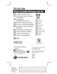 PleurX Lockable Drainage Line Set 50-7245 2 - CareFusion.de