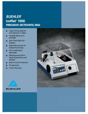 BUEHLER® Isomet® 1000