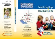 Haushaltshilfe Familienpflege -  Vinzenz von Paul gGMBH