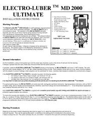 ULTIMATE LUBERâ¢ Installation Instructions - ATS Electro-Lube