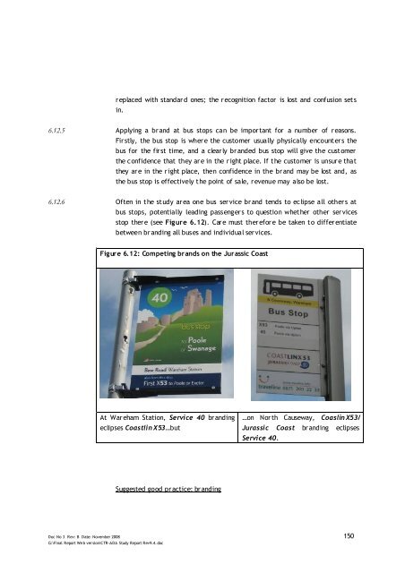 Jurassic Coast Transport Infrastructure Gap Analysis Study