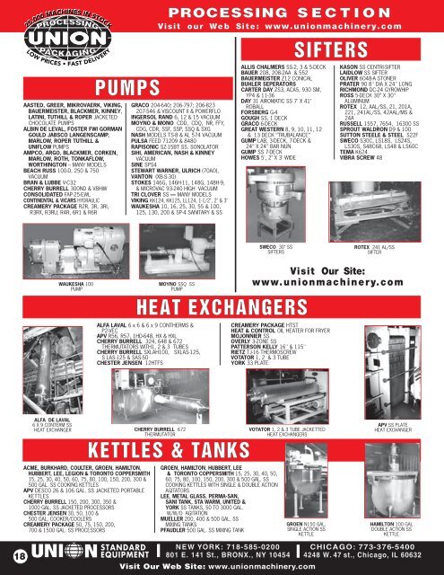 Union Standard Catalog - Union Standard Equipment and Union ...