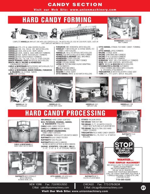 Union Standard Catalog - Union Standard Equipment and Union ...