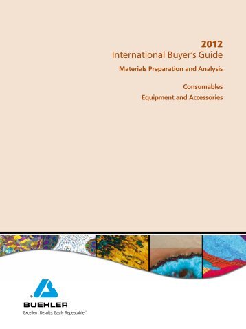 2012 International Buyer's Guide - Buehler