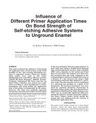 Influence of Different Primer Application Times On Bond Strength of ...