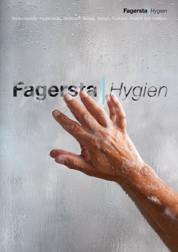 Fagersta hygien - Produktkatalog PDF, 3 MB
