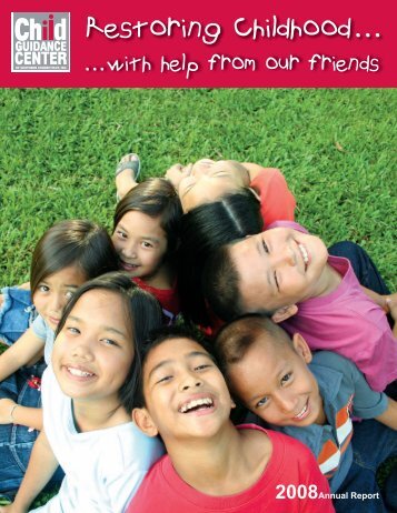 Annual Report 2008 - Child Guidance Center of Southern Connecticut