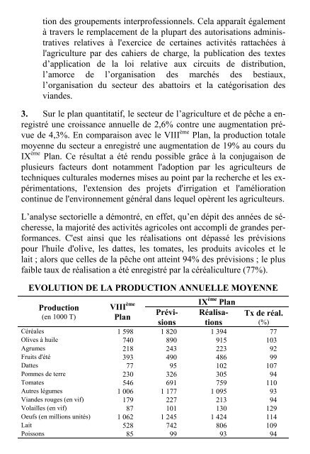 X plan tome2 - MinistÃ¨re du dÃ©veloppement et de la coopÃ©ration ...