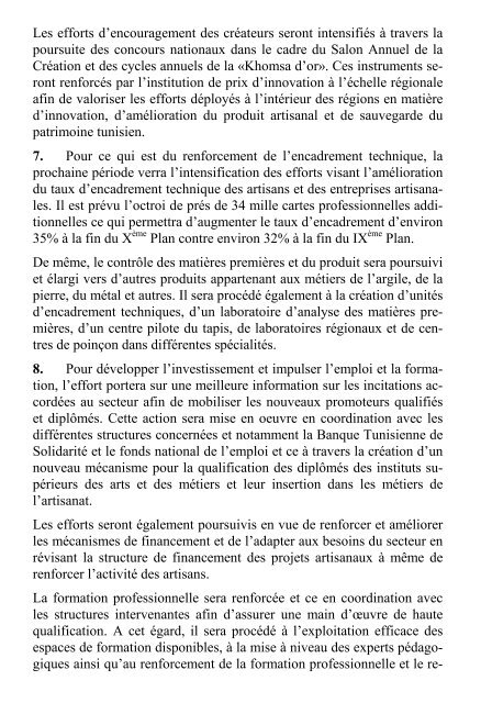 X plan tome2 - MinistÃ¨re du dÃ©veloppement et de la coopÃ©ration ...