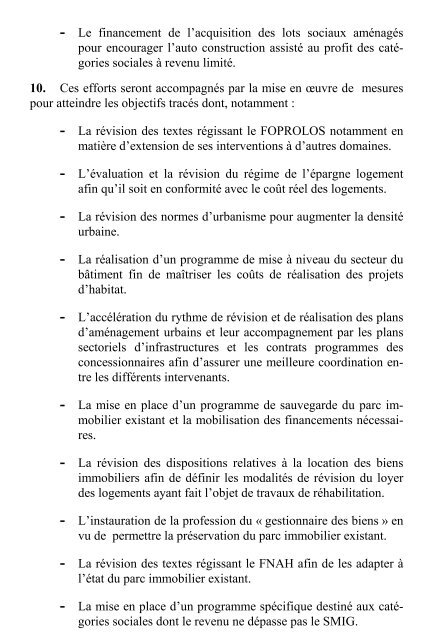 X plan tome2 - MinistÃ¨re du dÃ©veloppement et de la coopÃ©ration ...