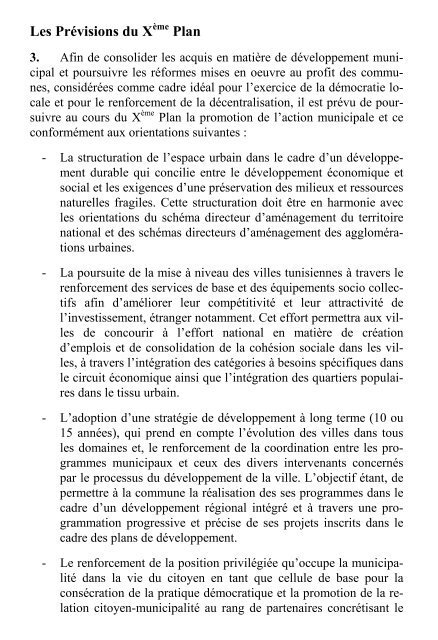 X plan tome2 - MinistÃ¨re du dÃ©veloppement et de la coopÃ©ration ...