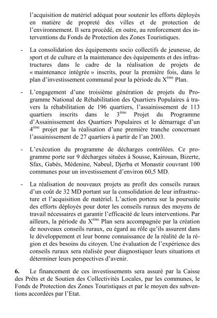 X plan tome2 - MinistÃ¨re du dÃ©veloppement et de la coopÃ©ration ...