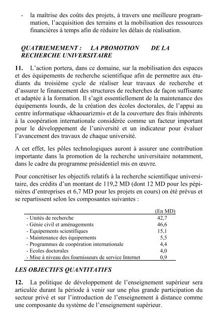 X plan tome2 - MinistÃ¨re du dÃ©veloppement et de la coopÃ©ration ...