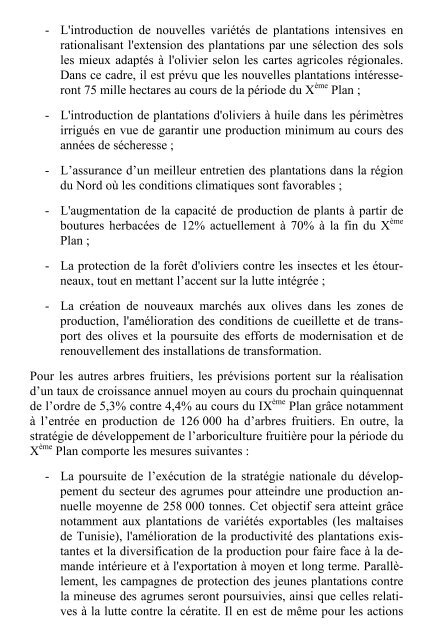 X plan tome2 - MinistÃ¨re du dÃ©veloppement et de la coopÃ©ration ...