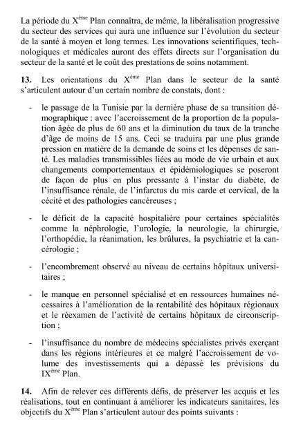 X plan tome2 - MinistÃ¨re du dÃ©veloppement et de la coopÃ©ration ...