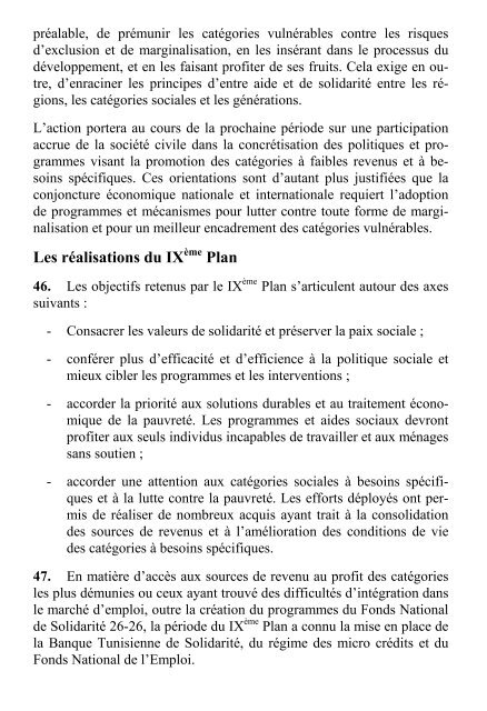 X plan tome2 - MinistÃ¨re du dÃ©veloppement et de la coopÃ©ration ...