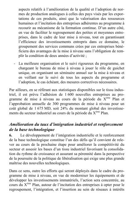 X plan tome2 - MinistÃ¨re du dÃ©veloppement et de la coopÃ©ration ...