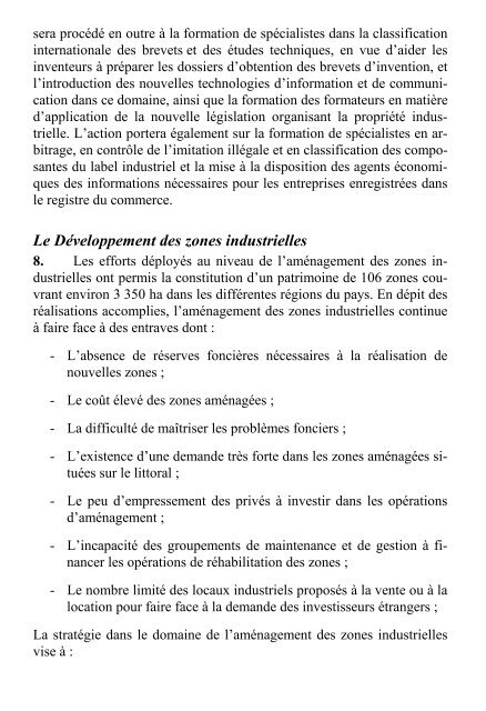 X plan tome2 - MinistÃ¨re du dÃ©veloppement et de la coopÃ©ration ...