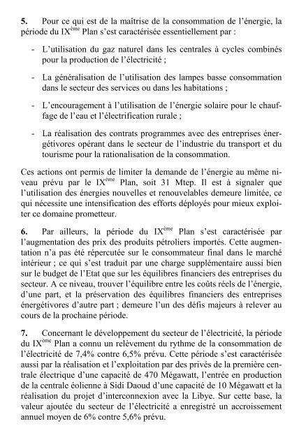 X plan tome2 - MinistÃ¨re du dÃ©veloppement et de la coopÃ©ration ...