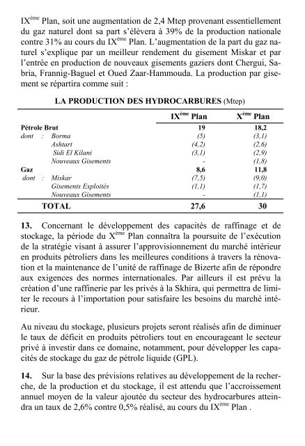 X plan tome2 - MinistÃ¨re du dÃ©veloppement et de la coopÃ©ration ...