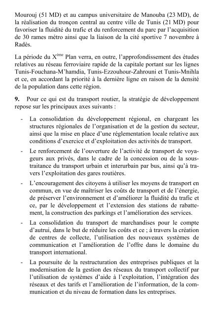 X plan tome2 - MinistÃ¨re du dÃ©veloppement et de la coopÃ©ration ...