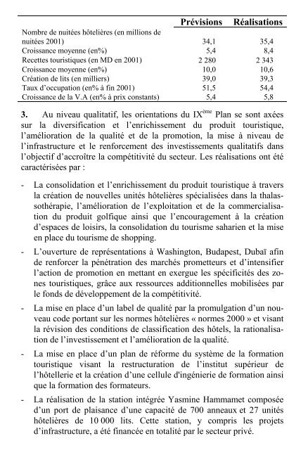 X plan tome2 - MinistÃ¨re du dÃ©veloppement et de la coopÃ©ration ...