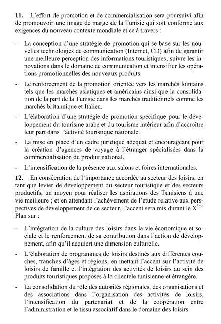 X plan tome2 - MinistÃ¨re du dÃ©veloppement et de la coopÃ©ration ...