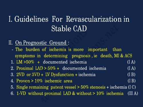 ESC Guidelines of Myocardial Revascularization ... - cardioegypt2011