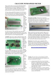 CK112 EPE WIND SPEED METER - Carl's Electronic Kits