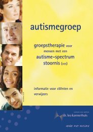 autismegroep - Dr. Leo Kannerhuis