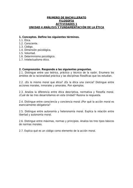 Actividades 1 - Materiales y recursos