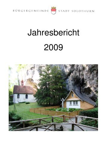 Jahresbericht 2009 - BÃ¼rgergemeinde Stadt Solothurn