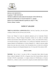 Resolución TRA - Tribunal Registral Administrativo de Costa Rica