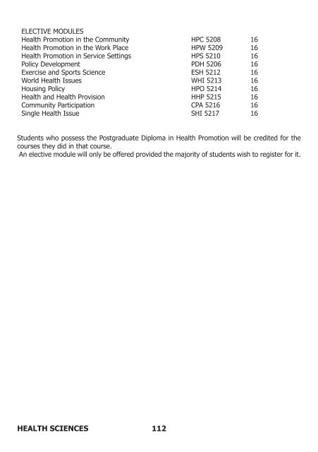 Faculty Prospectus 2012 - Walter Sisulu University