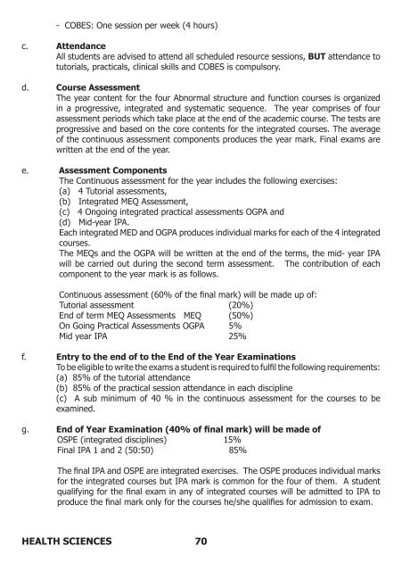 Faculty Prospectus 2012 - Walter Sisulu University