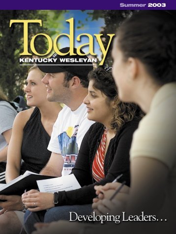 Summer 2003 - Kentucky Wesleyan College
