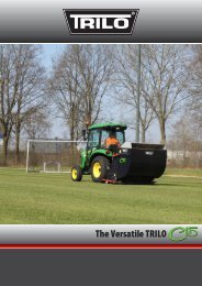 Trilo C15 flail/scarifier