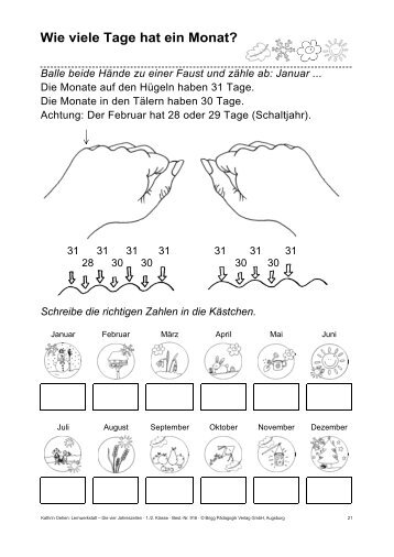 Wie viele Tage hat ein Monat?