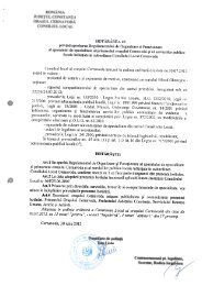 Regulamentul de functionare (ROF) - Primaria Cernavoda