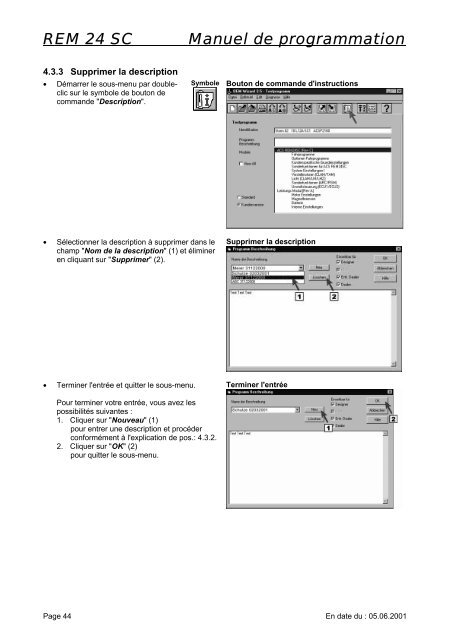 Invacare® Manipulateur REM 24 SC Manuel de programmation ...