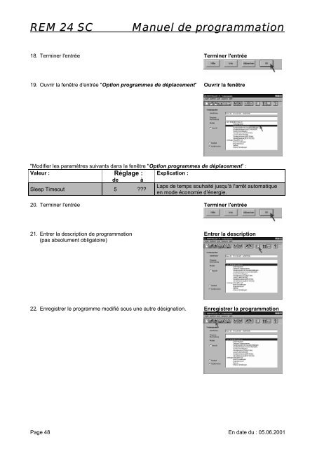 Invacare® Manipulateur REM 24 SC Manuel de programmation ...