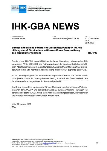 IHK-GBA NEWS