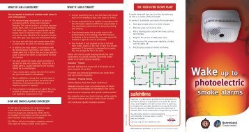 Wake up to Photoelectric Smoke Alarms Brochure - Queensland Fire ...