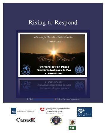 Rising to Respond - The University for Peace