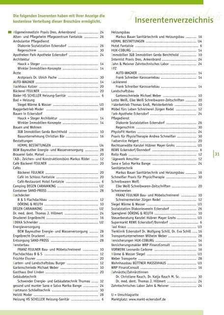 Die Gemeinde Eckersdorf - Inixmedia