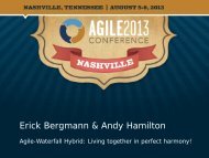 Agile-Waterfall Hybrid: Living together in perfect ... - Agile Alliance