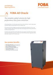 advantage oracle - FOBA Laser Marking + Engraving | Alltec GmbH