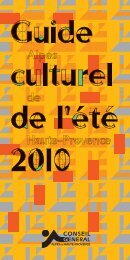 DÃ©couvrir le programme culturel de l'Ã©tÃ© ( PDF 1.33 Mo) - Conseil ...