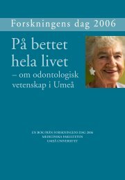 Hela boken - Medicinsk fakultet - UmeÃ¥ universitet