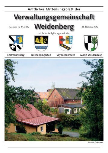 Gemeinde Seybothenreuth - Weidenberg